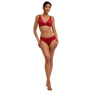 Falke Delicate Touch Triangle Bralette - Ventimiglia Rød