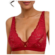 Falke Delicate Touch Triangle Bralette - Ventimiglia Rød