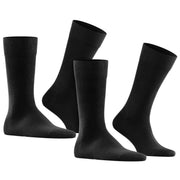 Falke Happy 2 Pack Socks - Black