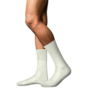 Falke No 4 Pure Silk Socks - Off White