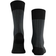 Falke Oxford Stripe Socks - Black Mix