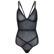 Falke Private Bondage String Bodysuit - Sort