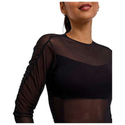 Falke Privat Censureret String Bodysuit - Sort