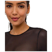 Falke Private Sheer Lines String Bodysuit - Sort