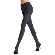 Falke Pure Matt 100 Denier Tights - Graphite Grey