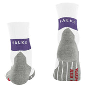 Falke RU Compression Stabilizing Running Socks - White/Purple