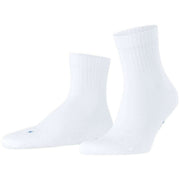 Falke Run Rib Short Socks - White