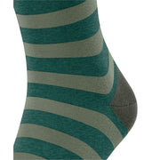 Falke Sensitive Mapped Line Socks - Military Green