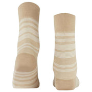 Falke Sensitive Sunset Stripe Socks - Pearl Beige