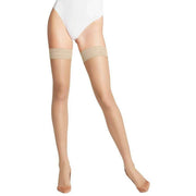 Falke Shelina 12 Denier Stay Up Stockings - Champagne White