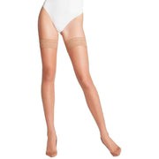 Falke Shelina 12 Denier Stay Up Stockings - Sun Beige