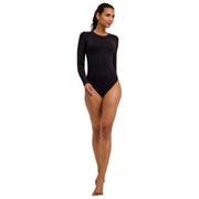 Falke Timeless Cotton Crew Brief Bodysuit - Sort