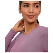 Falke Timeless Cotton Crew Brief Bodysuit - Magnolia Lilac