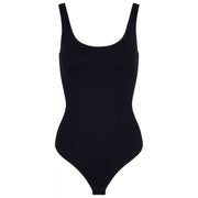 Falke Timeless Cotton Tank Brief Bodysuit - Sort