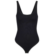 Falke Timeless Cotton Tank String Bodysuit - Sort