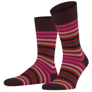 Falke Tinted Stripe Socks - Ingle Red