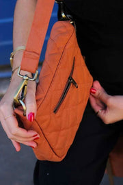 Hindbag Margault Quiltet skuldertaske - Sienna