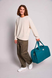 Hindbag Yves Stor rejsetaske - Peacock Blue