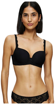 Triumph Amourette Wired Polstret BH - Sort