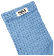 Roka Windsor Solid Crew Socks - Airforce Blue