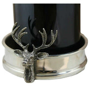 english-pewter-company-stag-head-wine-bottle-coaster---silverbrown-34311205