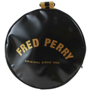 Fred Perry Tipped Classic Barrel Bag - Sort/Guld