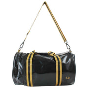 Fred Perry Tipped Classic Barrel Bag - Sort/Guld