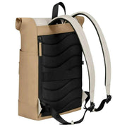 Gaston Luga Splash Rolltop 14" rygsæk - Latte Brown/Cloud Cream