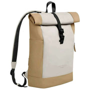 Gaston Luga Splash Rolltop 16" rygsæk - Latte Brown/Cloud Cream