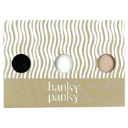 Hanky Panky Cotton 3 Pack Low Rise Thong - Black/White/Chai Nude