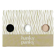 Hanky Panky Cotton 3 Pack Original Rise Thong - Black/White/Chai Beige