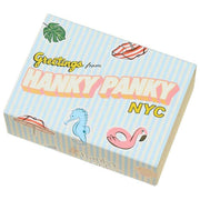 Hanky Panky Signature Lace Lavendel Tændstikæske 3 Pack String - Delvist overskyet Blå/Cool Lavendel/Coral