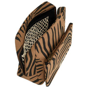 Hindbag Alix Extra Large Toilettaske - Cinnamon Zebra Brown