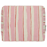 Hindbag Alix Extra Large Toilettaske - Pink/Røde Striber