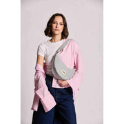 Bagtaske Andrea Half Moon Taske - Blå Striber