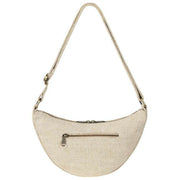 Bagtaske Andrea Half Moon Taske - Jute Beige