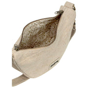 Bagtaske Andrea Half Moon Taske - Jute Beige