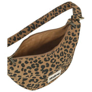 Bagtaske Andrea Half Moon Taske - Leopard Cinnamon Brown