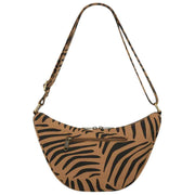 Bagtaske Andrea Half Moon Bag - Zebra Cinnamon Brown