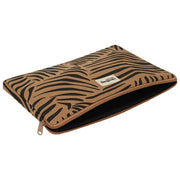 Hindbag Ava Medium 15 tommer bærbar taske - Cinnamon Zebra Brown