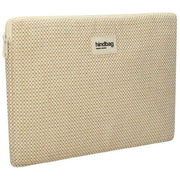 Hindbag Ava Medium Weave 15 tommer bærbar taske - Nude Beige
