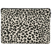 Hindbag Ava lille 13 tommer bærbar taske - Leopard Off White