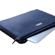 Hindbag Ava Small Wool 13inch Laptop Case - Navy