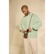 Bagbag Bill Phone Bag - Leopard Cinnamon Brown