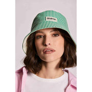 Hindbag Bob Bucket Hat - Grønne striber