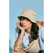 Hindbag Bob Bucket Hat - Jute Beige
