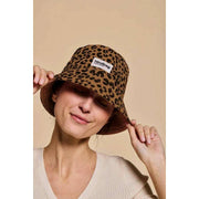 Hindbag Bob Bucket Hat - Leopard Cinnamon Brown