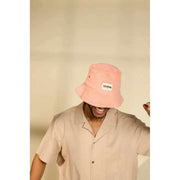 Hindbag Bob Terry Bucket Hat - Coral Pink