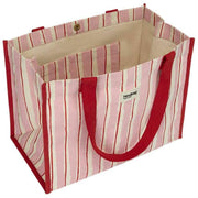 Bagbag Claude Tote Bag - Rød/Pink Striber