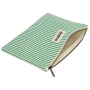 Hindbag Ema Medium Zipped Pouch - Grønne striber